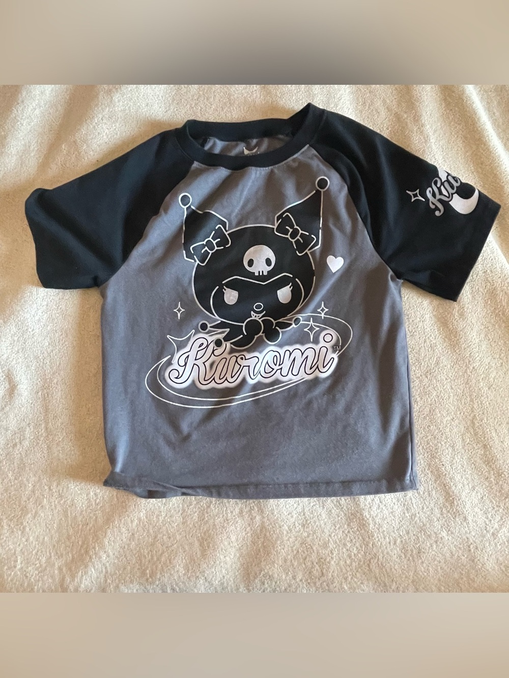 sanrio kuromi crop top